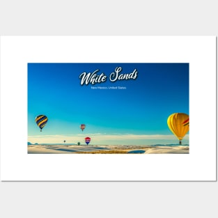 White Sands Hot Air Balloon Invitational Posters and Art